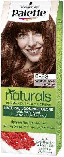 صورة Palette Hair Color Naturals 6-68 Caramel Brown