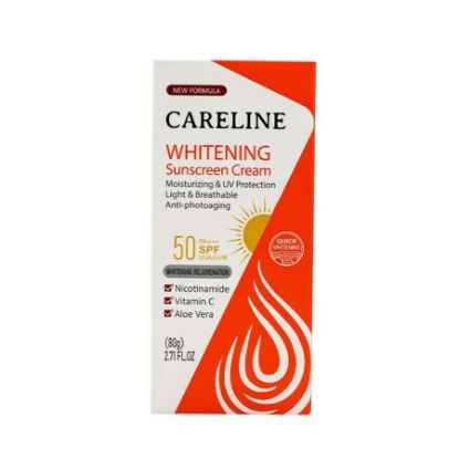 Picture of CARE LINE WHITENING SUNSCREEN CREAM SPF 50 - 80 GM