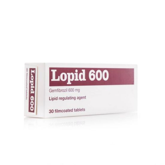 Picture of LOPID 600 MG 30 TAB