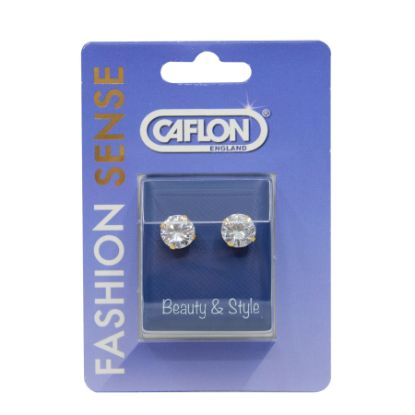 Picture of CAFLON FASHION EAR RING FJ8CZP-2364 CUBIC ZIRCONIA PINK