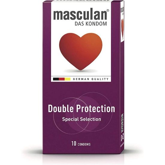 صورة مسكولان  حماية مزدوجة 10 حبة-MASCULAN