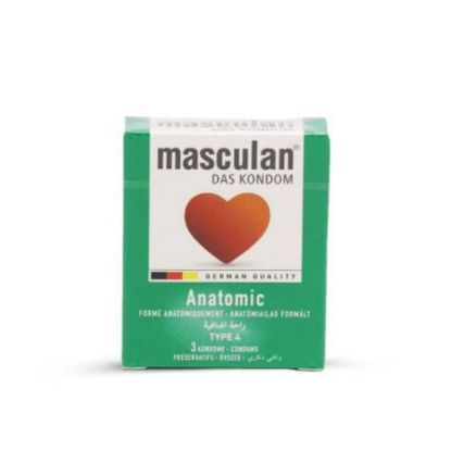 Picture of MASCULAN DAS CONDOM ANATOMIC  TYPE 4. 3PCS 0080