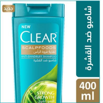 Picture of CLEAR SHAMPOO SCALPFOODS STRONG GROWTH 400 ML 5605