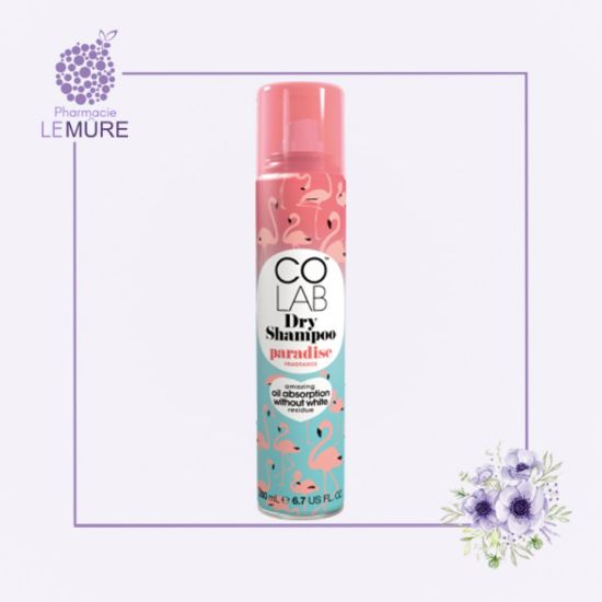 صورة كولاب شامبو جاف غير مرئي لكل أنواع الشعر برائحة الجنة 200ml