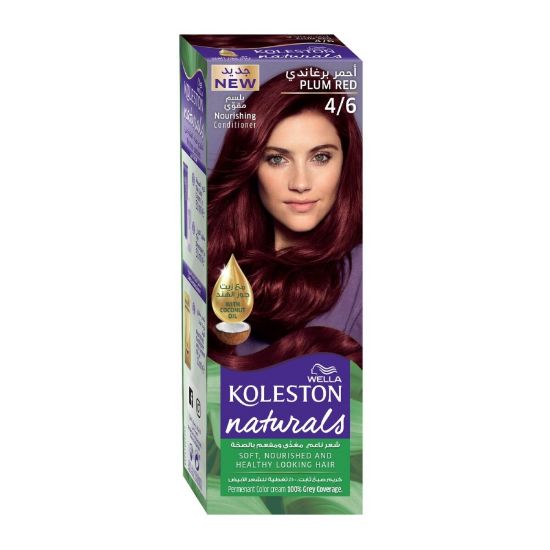 صورة KOLESTON NATURALS 4/6 PLUM RED