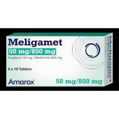 Picture of MELIGAMET 50/850 MG 60 TAB