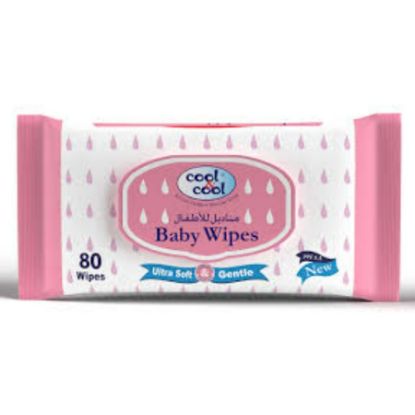 صورة كول اند كول مناديل مبللة للأطفال 80 ثانية