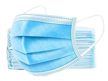 Picture of BLUE MEDICAL MASK, ADULT FACE MASK -- 50 PC *** STARS