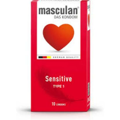 Picture of MASCULAN CONDOMS SENSITIVE 10 PCS