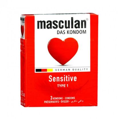 Picture of MASCULAN CONDOMS SENSITIVE 3 PCS