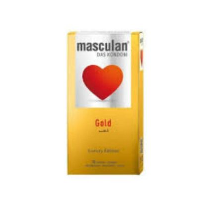 Picture of MASCULAN DAS KONDOM GOLD LUXURY EDITION 10 PCS#
