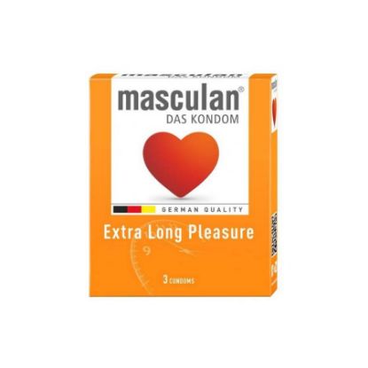 Picture of MASCULAN CONDOMS LONG PLEASURE 3 PCS