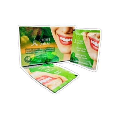 Picture of LYCHEE MINT DENTAL WIPES 12PCS 24PCS