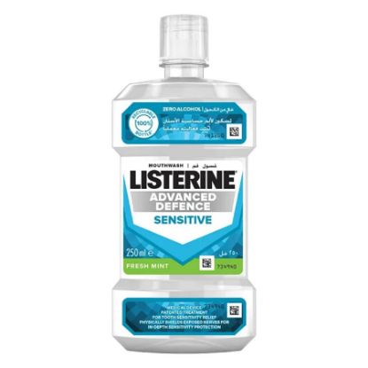 Picture of LISTERINE ADVANCED DEFENCE SENSITIVE MOUTHWASH 250 ML