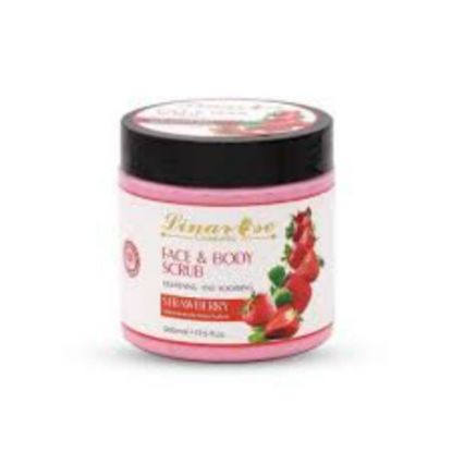 Picture of LINAROSE FACE & BODY SCRUB STRAWBERRY  500 ML
