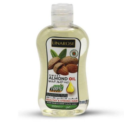 صورة لينا روز زيت اللوز الحلو200مل شد48حبة