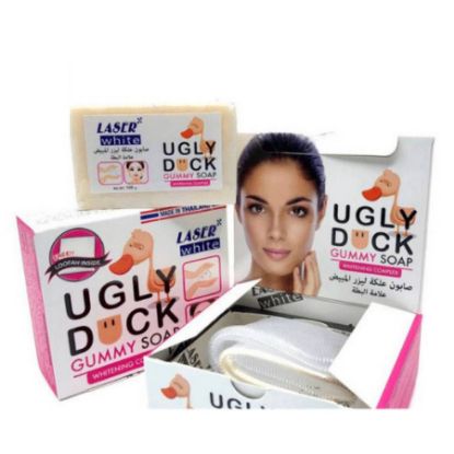 Picture of LASER WHITE DUCK GUM WHITENING SOAP 100G