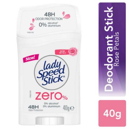 Picture of LADY SPEED STICK ZERO% ANTIPERSPIRANT STICK ROSE PETALS 40G
