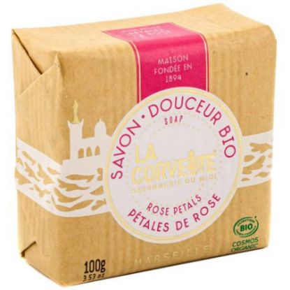 Picture of LA CORVETTE ORGANIC SOAP BIO ROSE 100 G