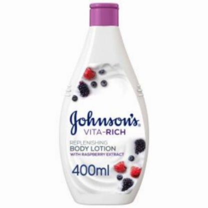 Picture of JOHNSON VITA RICH BODY LOTION REPLENISH RASPBRRY 400 ML (ALM