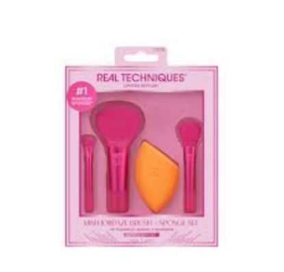 صورة ريال تكنيك إسفنجة  للبشرة + 3 إسفنجة صغيرة لمسة  طبيعية