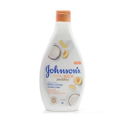 صورة جونسون لوشن جسم لبن خوخ جوز الهند 400 مل