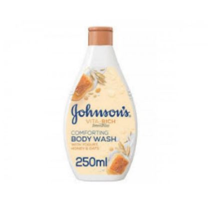 صورة جونسون صابون سائل الاستحمام لبن عسل شوفان 400 مل