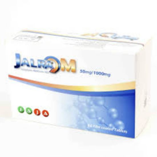 Picture of JALRA M 50/1000 MG 60 TAB