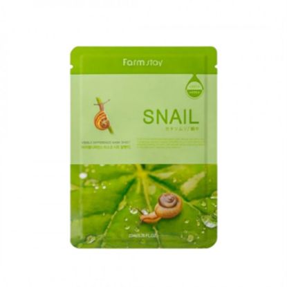 Picture of FARMSTAY VISIBLE DIFFERENCE SNAIL MASK SHEET 23ML