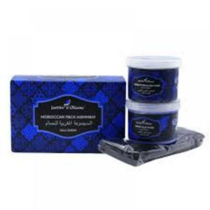 Picture of JARDIN D OLÉANE MOROCCAN SOAP WITH BLUE INDIGO