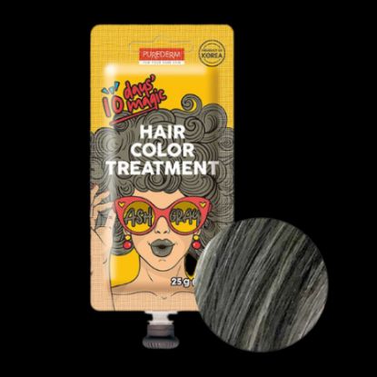 Picture of PUREDERM HAIR COLOR TREATMENT  ASH GRAY 6140