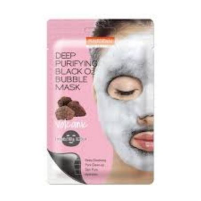 Picture of PUREDERM DEEP PURIFYING BLACK O2 BUBBLE MASK VOLCANIC 1 PC