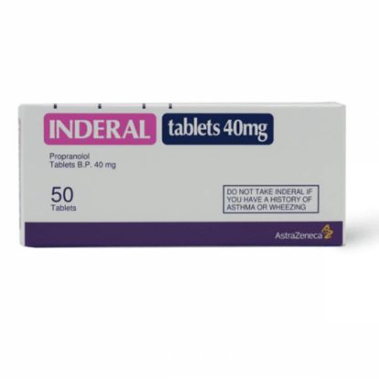 Picture of INDERAL 40 MG 50 TAB