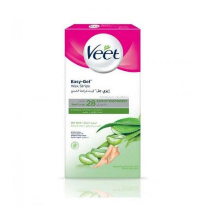 Picture of IMMAC VEET WAX STRIPS DRY ALOE VERA LOTUS 20 PCS X 12 - 2070