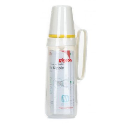 Picture of PIGEON PERISTALTIC NURSING BOTTLE PLASTIC KPP WHITE HAND 240