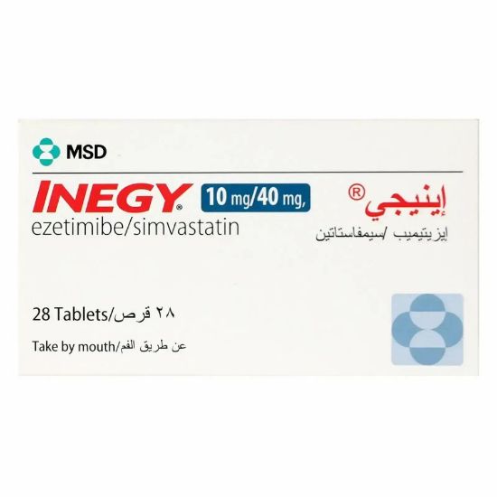 Picture of INEGY 10 MG/40 MG 28 TAB
