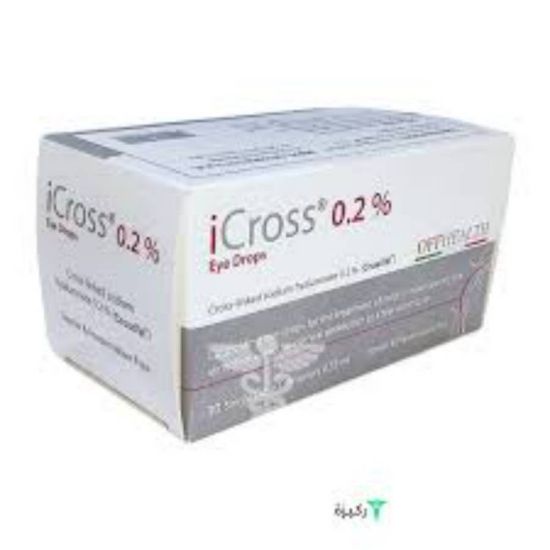 Picture of ICROSS 0.2 % EYE DROPS 30 SDU