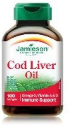 Picture of GT COD LIVER OIL 100 SOFTGELS JAMIESON