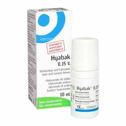 Picture of HYABAK 0.15% EYE DROPS 10 ML