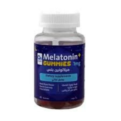 Picture of QE MELATONIN PLUS GUMMIES 1MG  60 GUMMIES