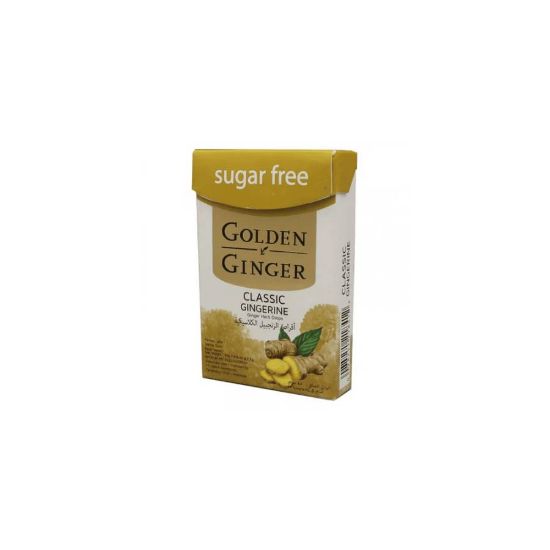 صورة جولدن جينجر أقراص الزنجبيل الكلاسيكية  45 جرام  - GOLDEN GIN
