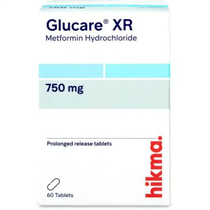 Picture of GLUCARE XR 750 MG 60 TAB