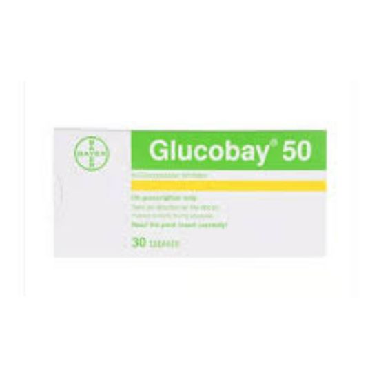 Picture of GLUCOBAY 50MG 30TAB