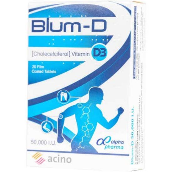 Picture of BLUM D 50,000 IU 20 TAB