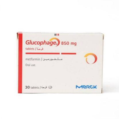 Picture of GLUCOPHAGE 850 MG 30 TAB