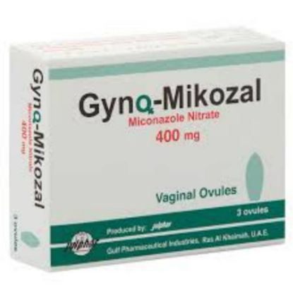 Picture of GYNO MIKOZAL 400 MG 3 SUPP