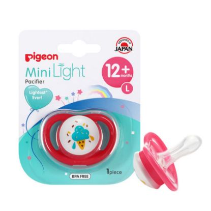 Picture of PIGEON MINILIGHT PACIFIER SINGLE (L) GIRL ICE CREAM