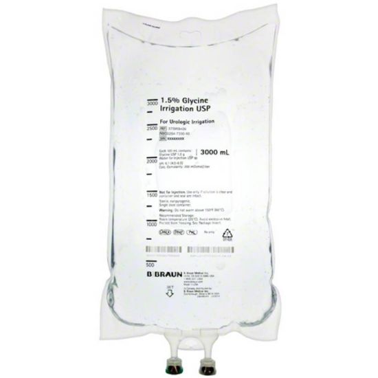 Picture of GLYCINE 1.5% IRRIGATION SOLUTION 3000ML