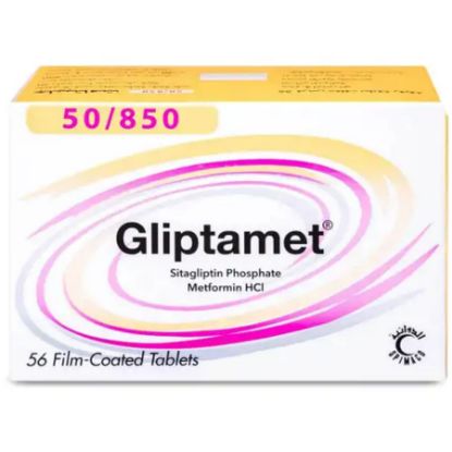 Picture of GLIPTAMET 50 / 850 MG 56 TAB