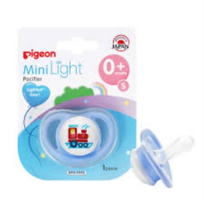 Picture of PIGEON MINILIGHT PACIFIER SINGLE (S) BOY TRAIN